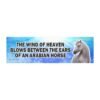 The Wind Of Heaven Blows Between The Ears Of An Arabian Horse Magnet Sticker