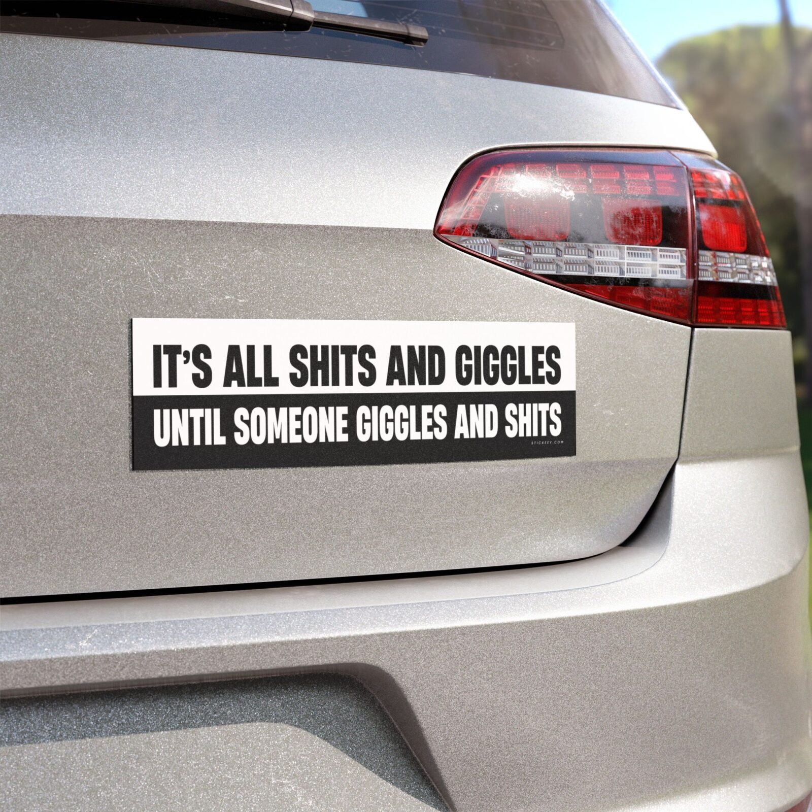 It’s All Shits And Giggles Until Someone Giggles And Shits Magnet Sticker