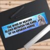 The Wind Of Heaven Blows Between The Ears Of An Arabian Horse Bumper Sticker