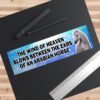 The Wind Of Heaven Blows Between The Ears Of An Arabian Horse Bumper Sticker