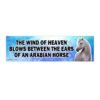 The Wind Of Heaven Blows Between The Ears Of An Arabian Horse Bumper Sticker