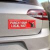Punch Your Local Nazi Magnet sticker