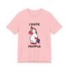 I Hate People Unicorn Funny Shirt
