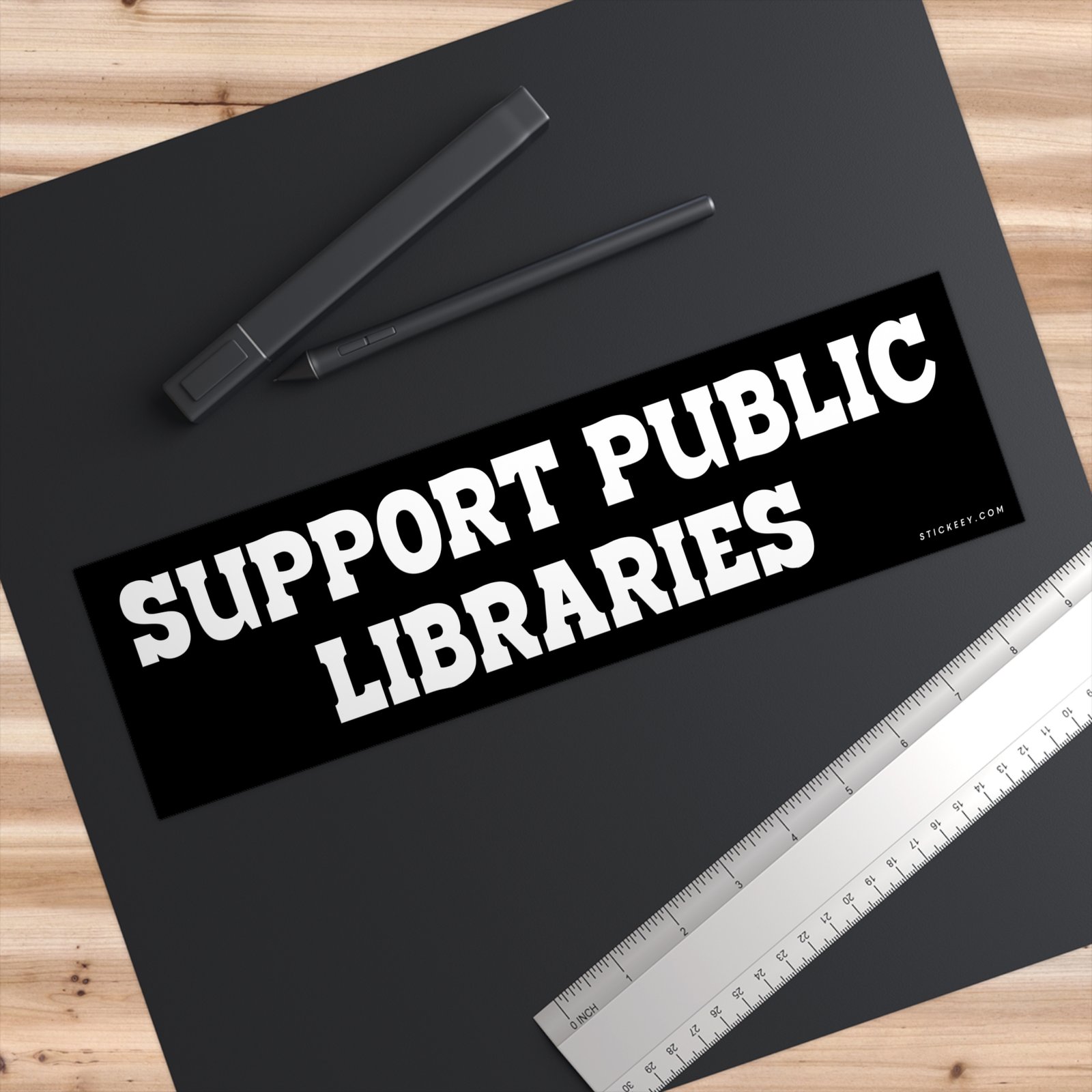 Support Public Libraries Bumper Sticker