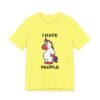 I Hate People Unicorn Funny Shirt