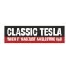 Classic Tesla When It Was Just An Electric Car Magnet sticker