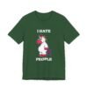 I Hate People Unicorn Funny Shirt