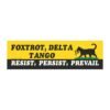 Foxtrot Delta Tango Resist Persist Prevail Magnet Sticker