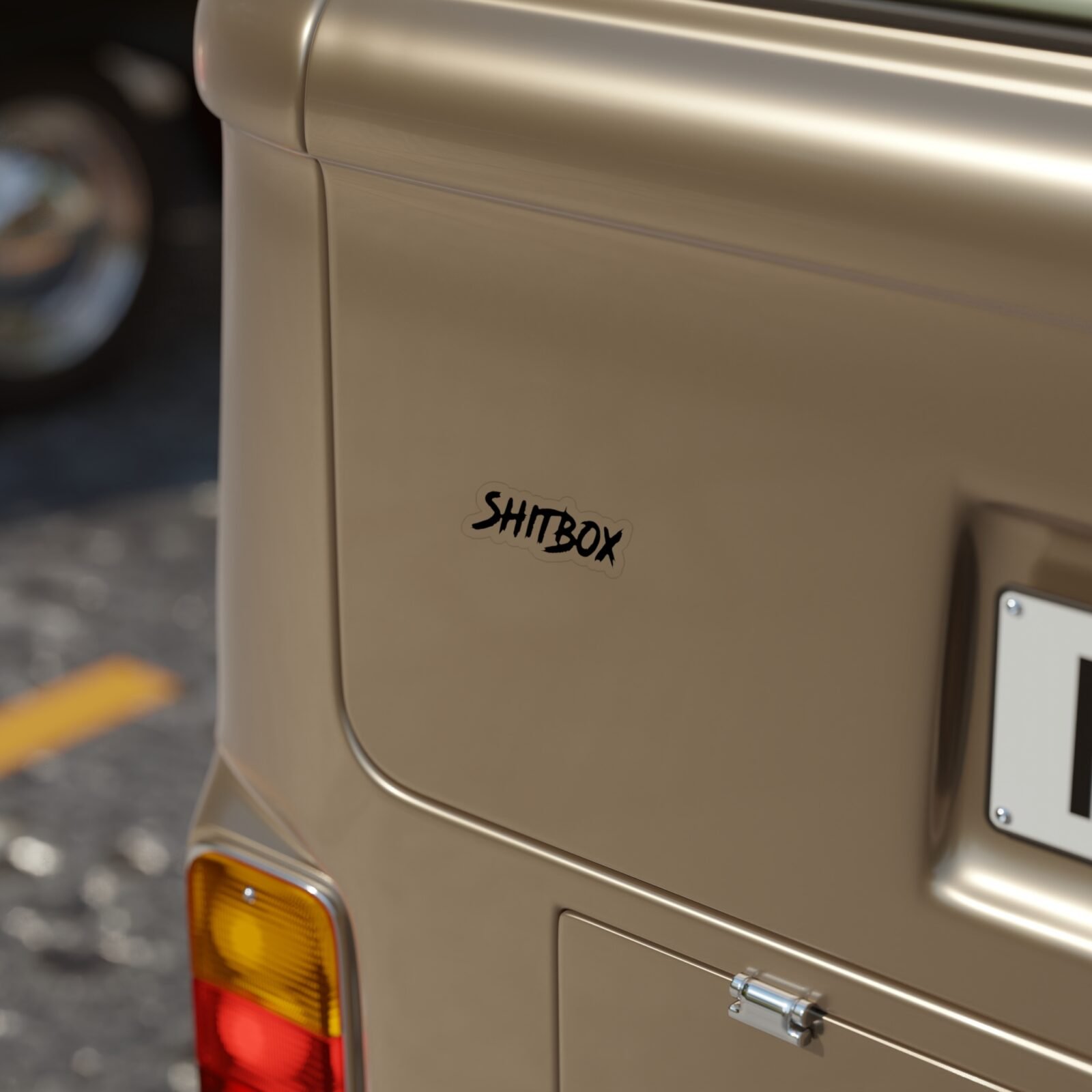 Shitbox Die-cut Transparent Outdoor Sticker - Shitbox Perfect For Cars, Laptops & More - Image 8