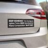 Keep Honking! I'm Crying to Aphex Twins 2001 Neoclassical Piano Composition 'Avril 14th' Magnet Sticker