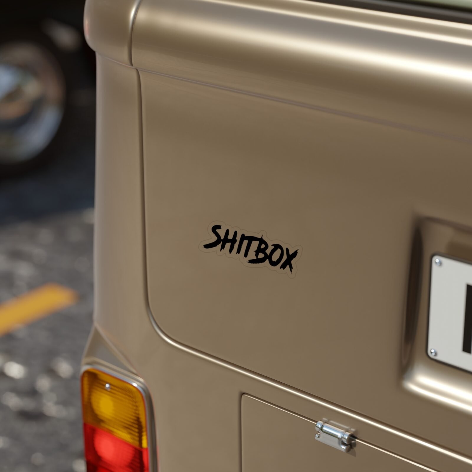 Shitbox Die-cut Transparent Outdoor Sticker - Shitbox Perfect For Cars, Laptops & More - Image 11