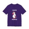 I Hate People Unicorn Funny Shirt