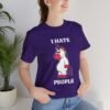 I Hate People Unicorn Funny Shirt