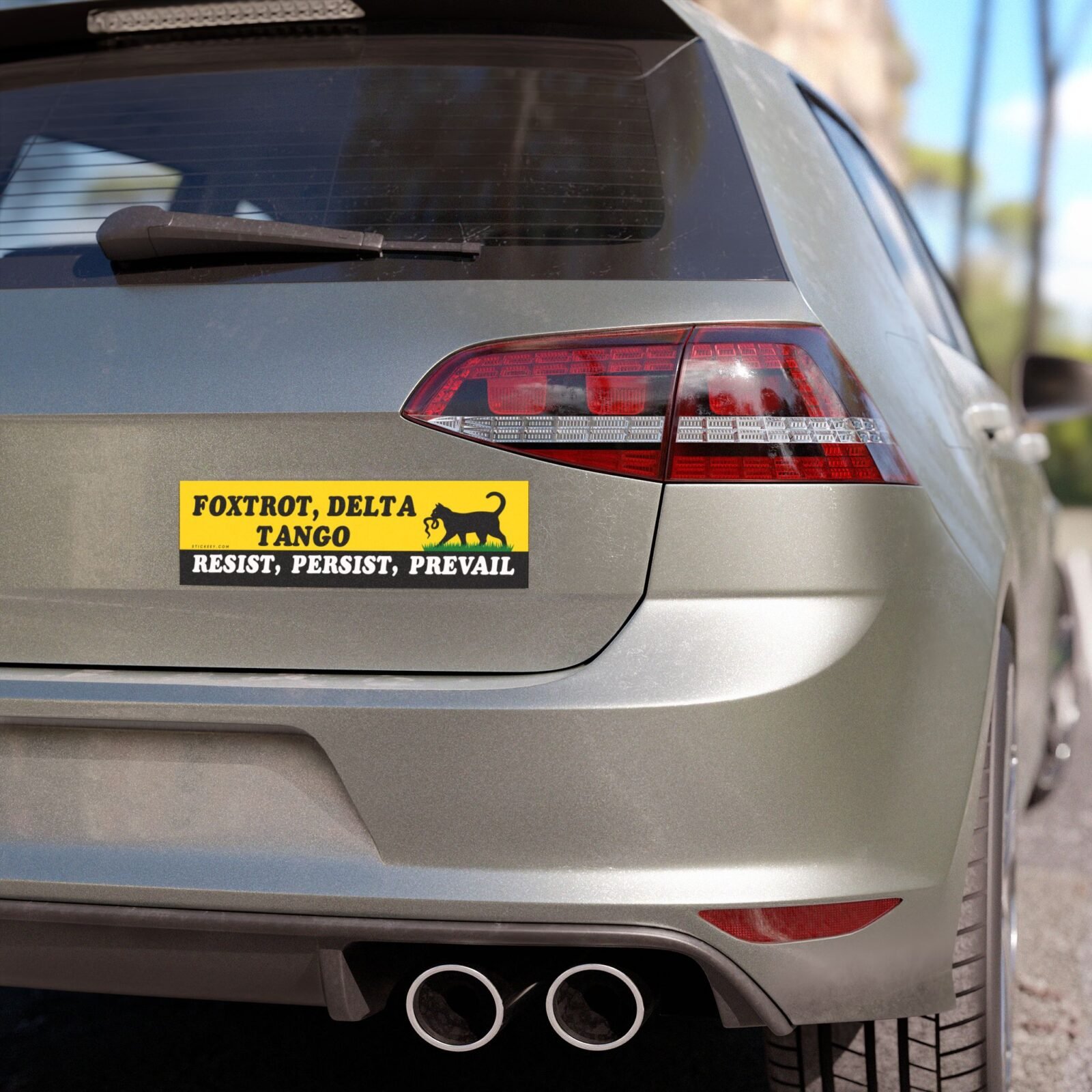 Foxtrot Delta Tango Resist Persist Prevail Magnet Sticker