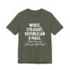 White, Straight, Republican & Male How Else Can I Piss You Off Today? T-Shirt