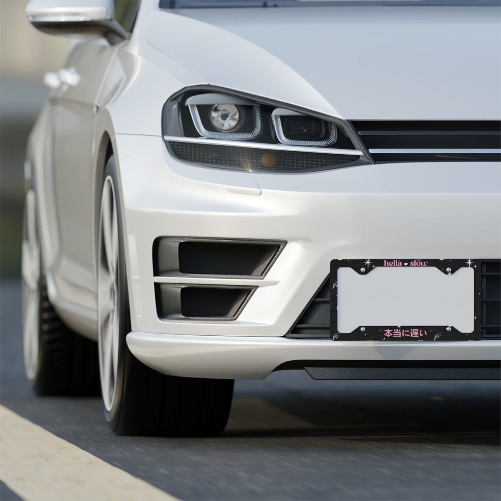 Hella Slow License Plate Frame