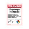 Warning Dihydrogen Monoxide Sticker