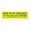 How Is My Driving? Do You Have Any Sardines? Will You Share Them With Me If I Pull Over? Magnet Sticker