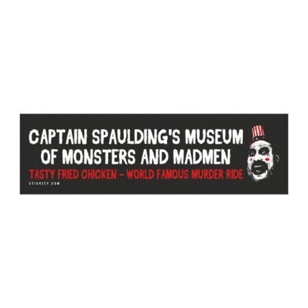 Captain Spaulding's Museum Of Monsters And Madmen Magnet sticker