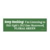 Keep Honking! I'm Listening To Title Fight's 2012 Emo Masterwork Floral Green Magnet Sticker