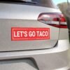 Let's Go Taco Magnet Sticker