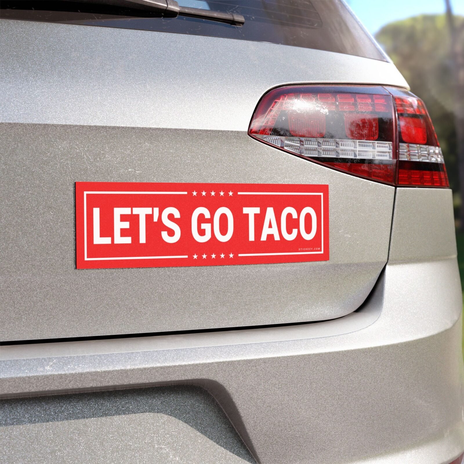 Let's Go Taco Magnet Sticker