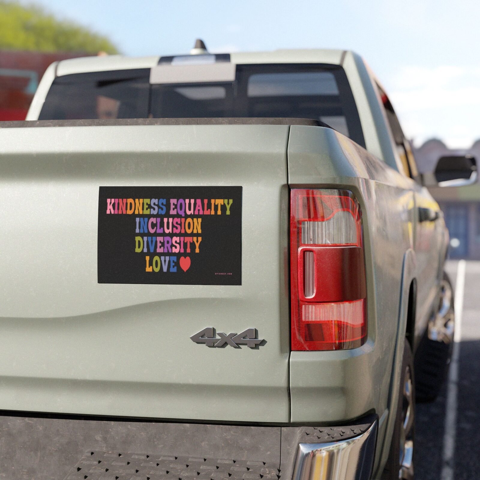 Kindness Equality Inclusion Diversity Love Magnet Sticker