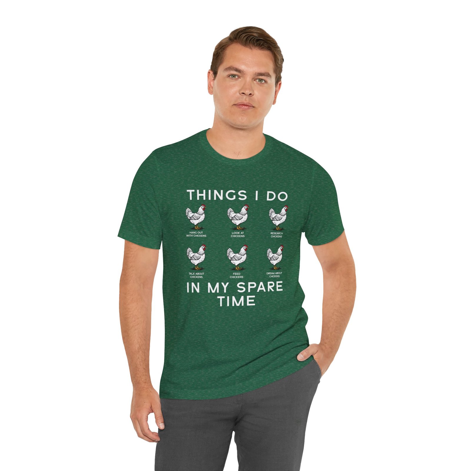 Things I Do In My Spare Time Funny Chicken Shirt
