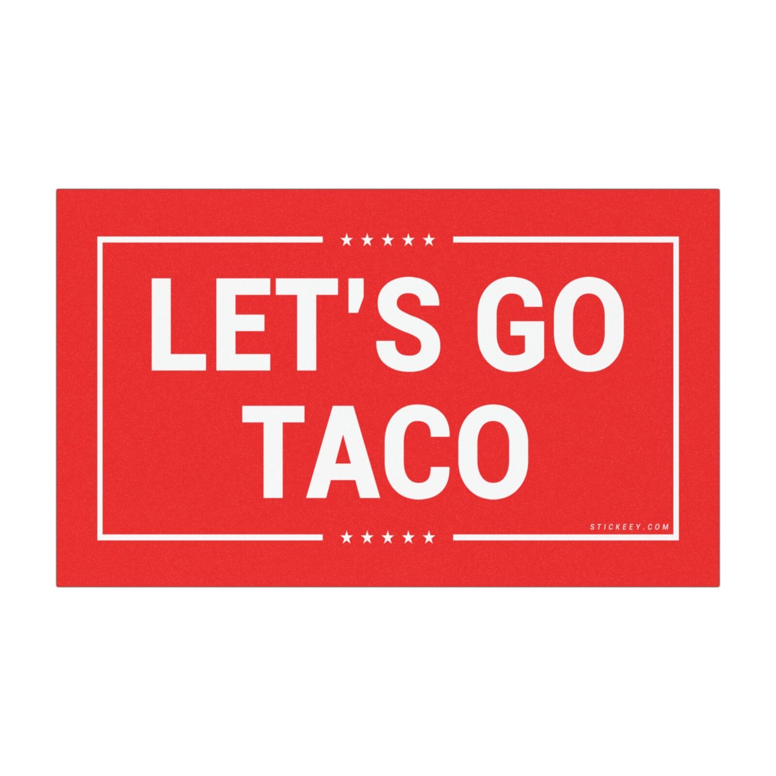 Let's Go Taco Magnet Sticker
