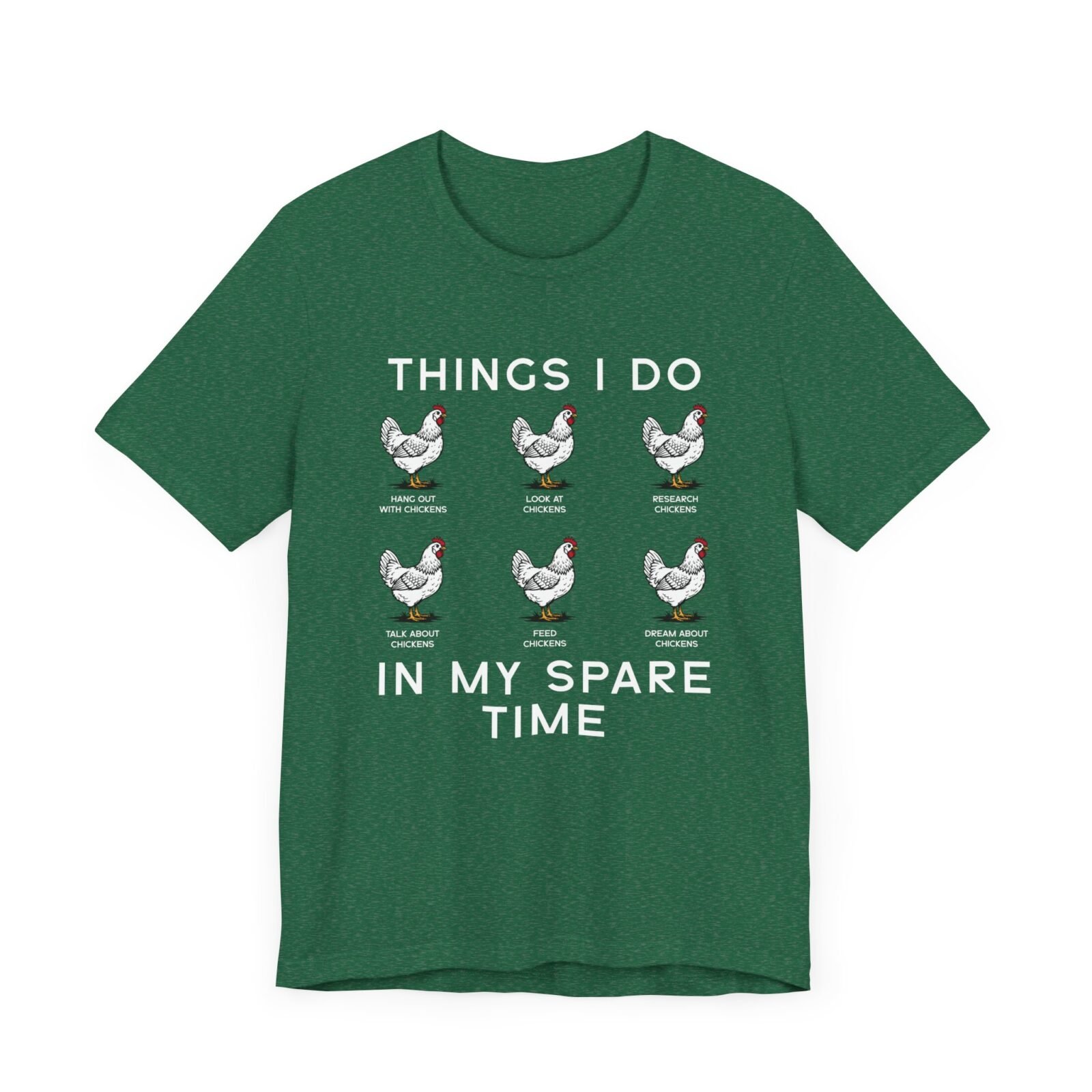 Things I Do In My Spare Time Funny Chicken Shirt