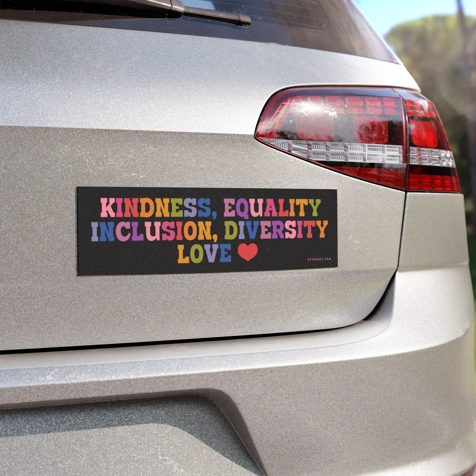 Kindness Equality Inclusion Diversity Love Magnet Sticker