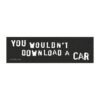 You Wouldn't Download a Car Magnet Sticker