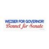 Weiser For Governor Bennet For Senate Magnet Sticker