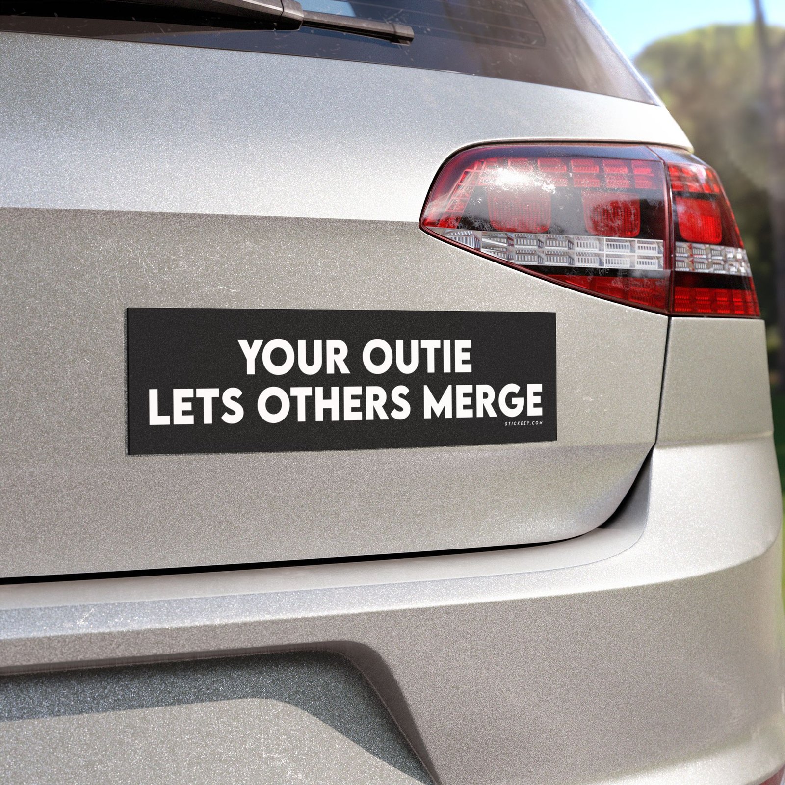 Your Outie Lets Others Merge Magnet Sticker