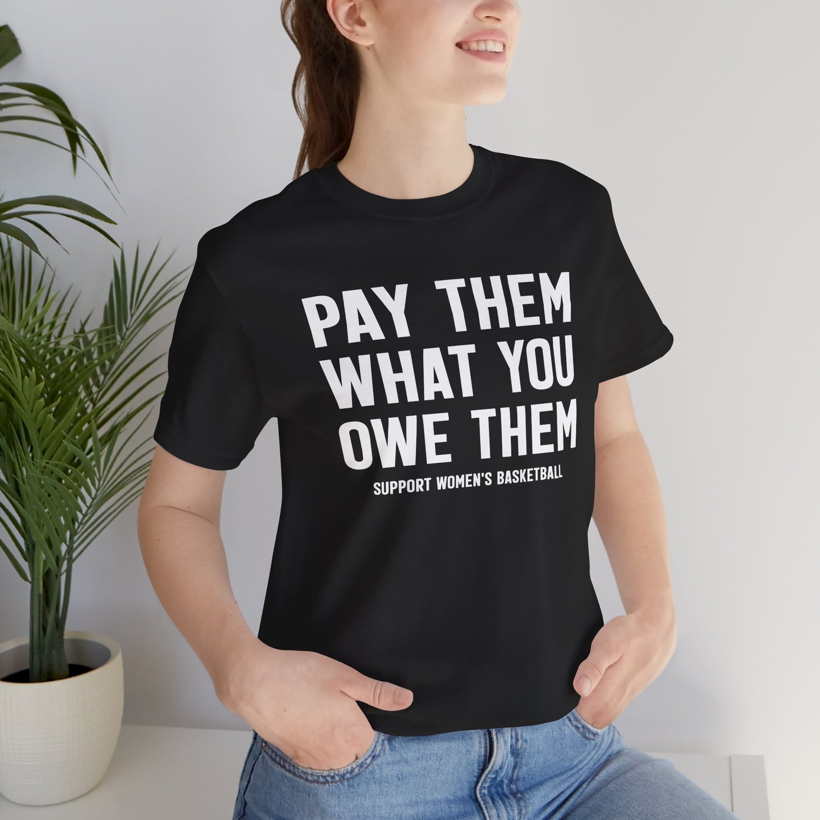 Pay Them What You Owe Them Support Women's Basketball Shirt