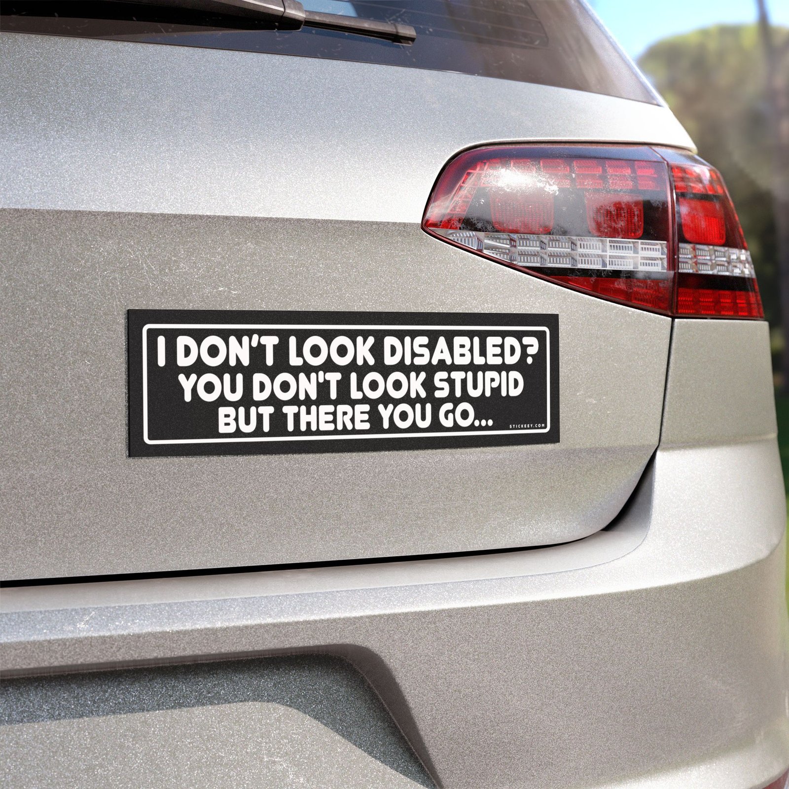 I Don’t Look Disabled? You Don’t Look Stupid But There You Go Magnet Sticker