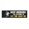 Lana Del Rey KEEP HONKING! I'm Listening to Let The Light In! Bumper Sticker