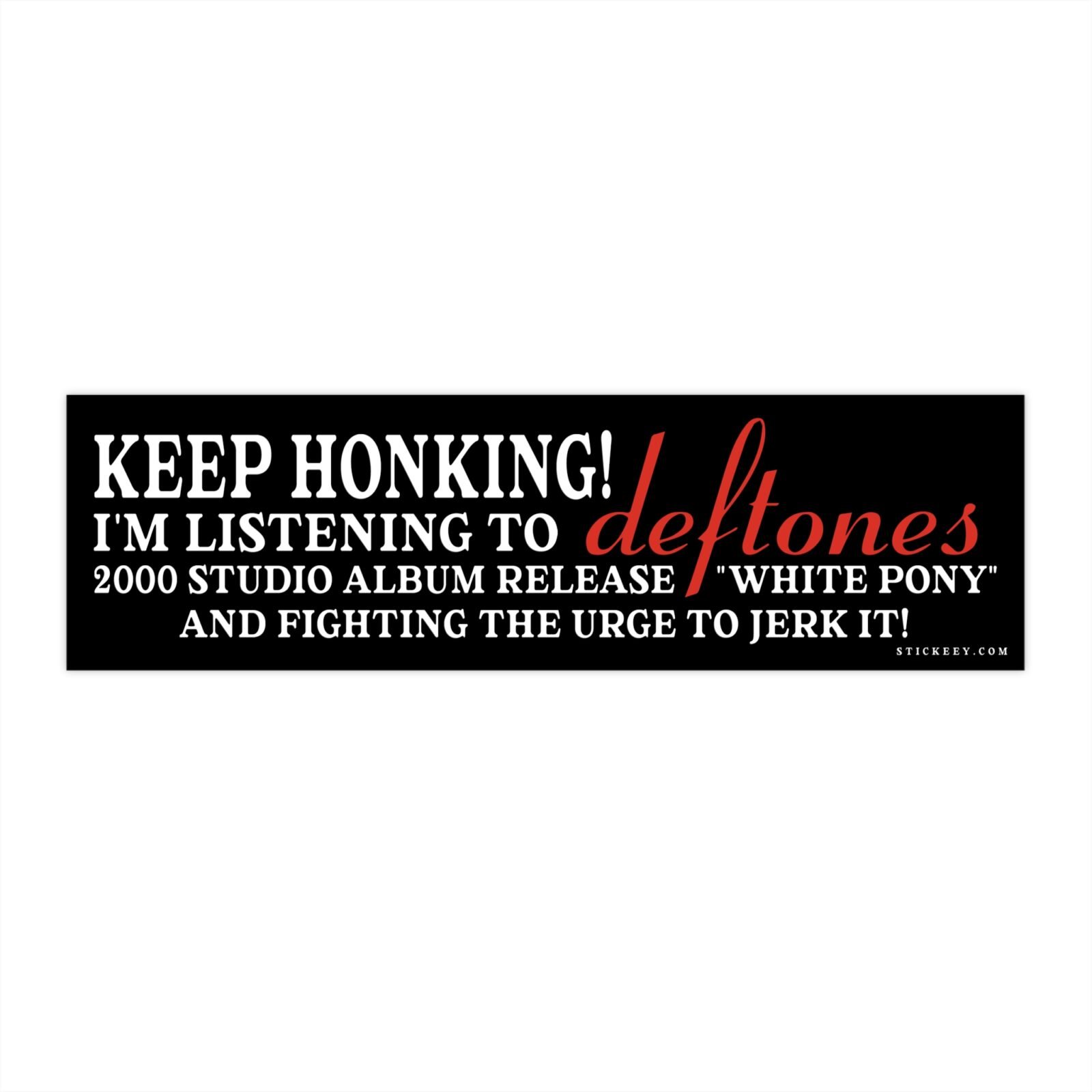 Deftones White Pony bumper sticker