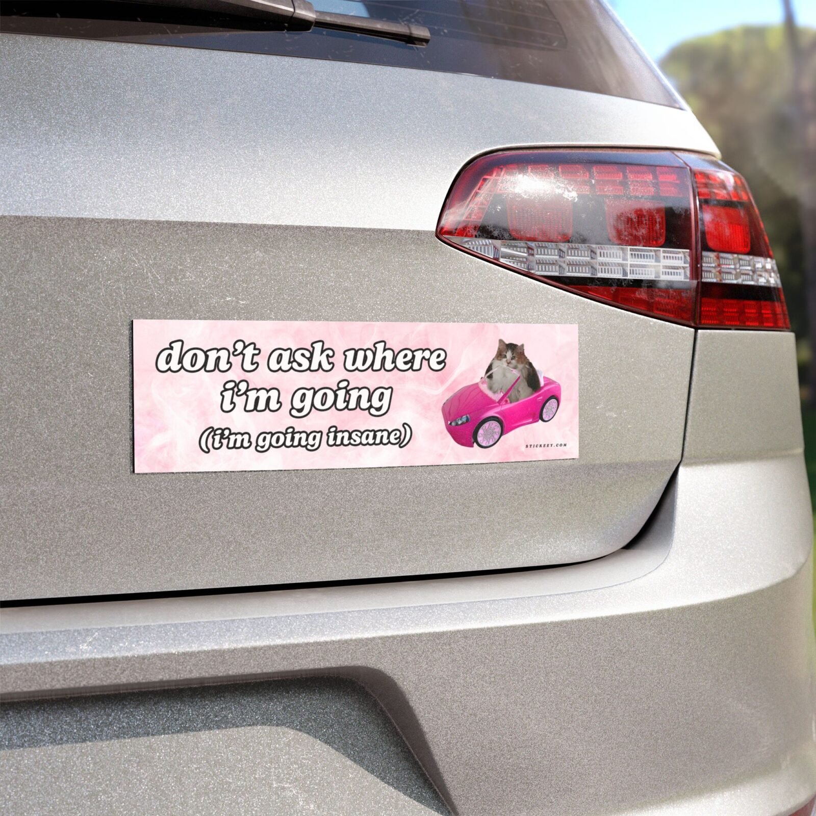 Don't Ask Where I'm Going (Insane) Magnet Sticker