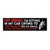 Keep Honking! I'm Sitting In My Car Crying To Jeff Buckley’s 1994 Hit Single Bumper sticker