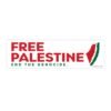 Free Palestine End the Genocide Bumper Sticker