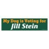 My Dog is Voting for Jill Stein Bumper Sticker