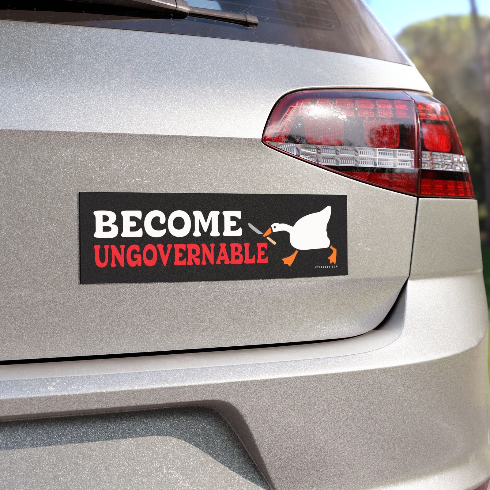 Become Ungovernable Goose Meme Magnet Sticker