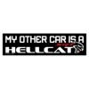 My Other Car Is A SRT Hellcat Bumper Sticker