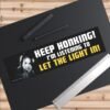 Lana Del Rey KEEP HONKING! I'm Listening to Let The Light In! Bumper Sticker