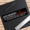 Keep Honking! I'm Listening To Deftones White Pony bumper sticker