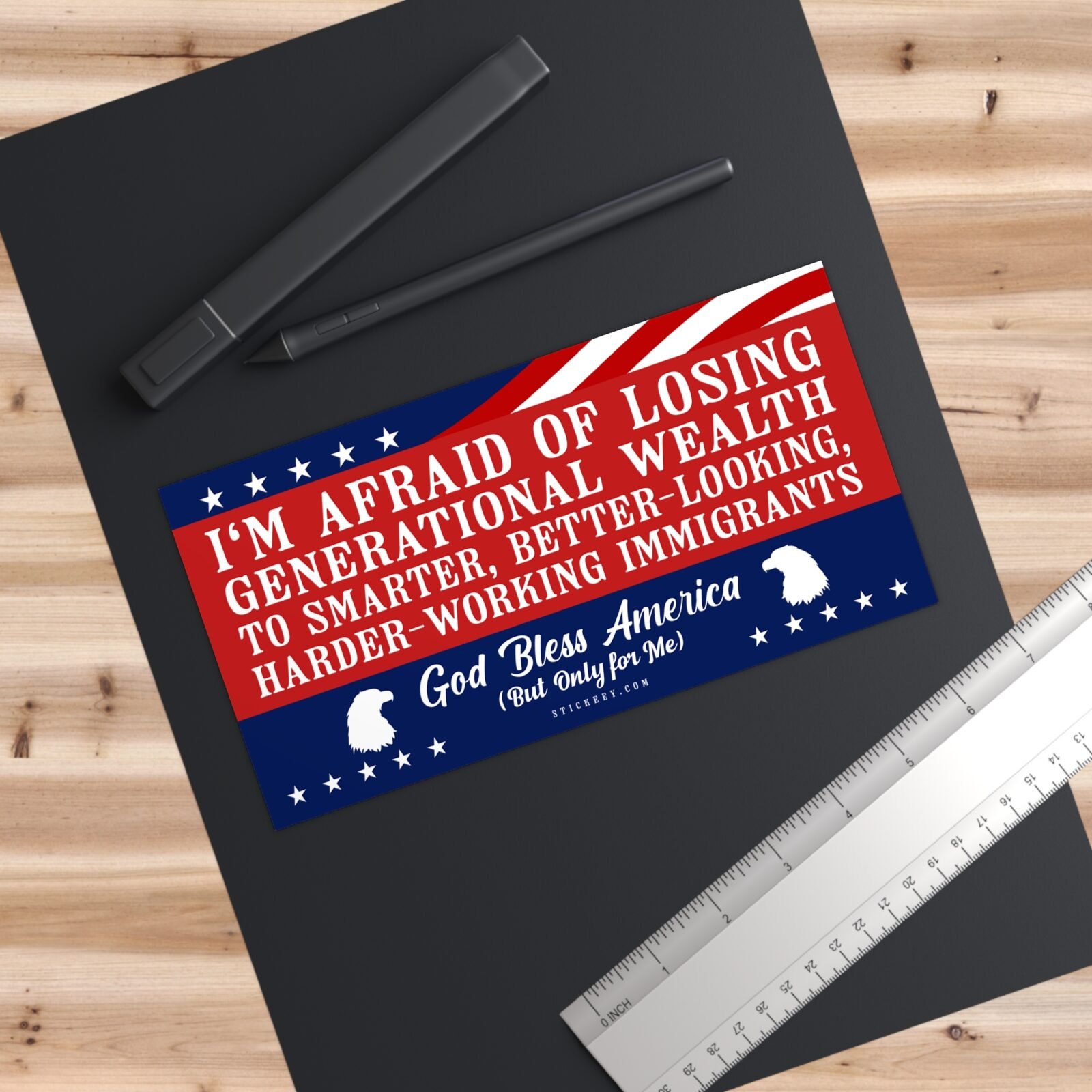 I'm Afraid Of Losing Generational Wealth To Smarter Bumper sticker