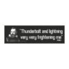 Galileo Thunderbolt and Lightning Very Very Frightening Me Magnet Sticker
