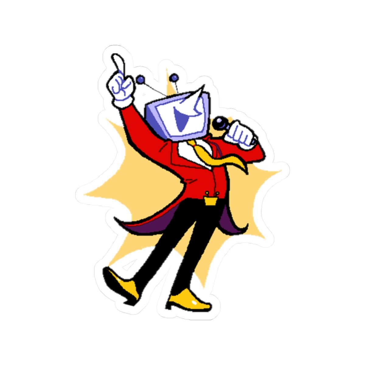 Tenna Deltarune Sticker