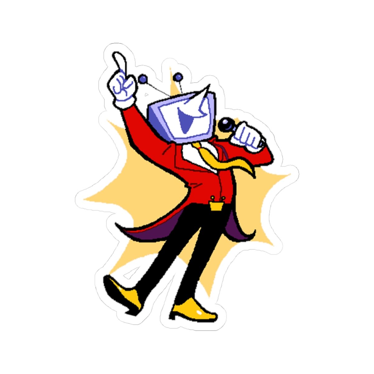 Tenna Deltarune Sticker